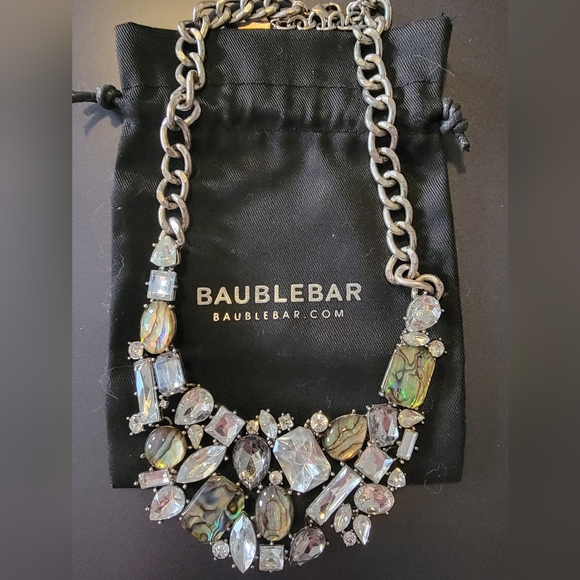 BaubleBar Jewelry - Bauble Bar Statement Necklace stones Kendra Scott inspired  Rare Discontinued